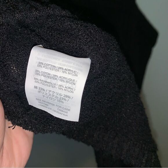 MADEWELL black sweater knit tie wrap tank top Small - Picture 3 of 6